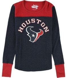 タッチ Touch Womens Houston Texans Graphic T-Shirt Blue Large レディース