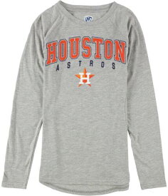 ハンズ ハイ Hands High Womens Houston Astros Graphic T-Shirt Grey Small レディース
