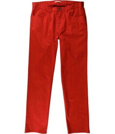 カルバンクライン Calvin Klein Mens Authentic Season Casual Trouser Pants Red 31W x 32L メンズ