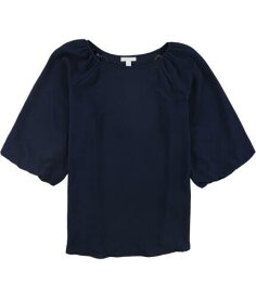 Charter Club Womens Blouson Pullover Blouse Blue Large レディース