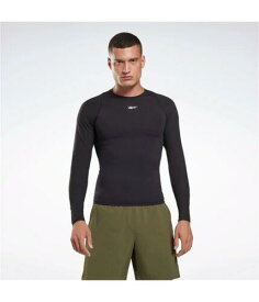 リーボック Reebok Mens United By Fitness Compression Basic T-Shirt Black Medium メンズ