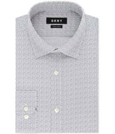 DKNY ディーケーエヌワイ Dkny Mens Abstract Print Button Up Dress Shirt メンズ