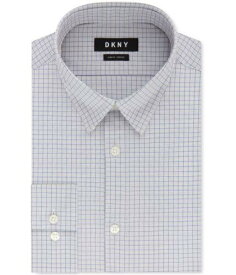 DKNY ディーケーエヌワイ Dkny Mens Check Button Up Dress Shirt メンズ