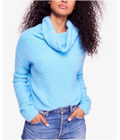 フリーピーポー Free People Womens Cowl Pullover Sweater Blue X-Small レディース