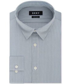 DKNY ディーケーエヌワイ Dkny Mens Active Stretch Stripe Button Up Dress Shirt メンズ
