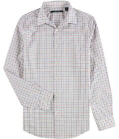 ペリーエリス Perry Ellis Mens Non Iron Button Up Shirt Multicoloured Small メンズ