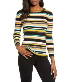 ヴィンス Vince Camuto Womens Striped Pullover Sweater Multicoloured X-Large レディース