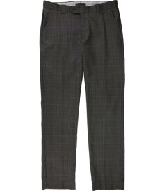 The Men's Store Mens Tonal Check Dress Pants Slacks Brown 34W x 34L メンズ