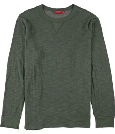 n:philanthropy Mens Marled Long Sleeve Basic T-Shirt Green XX-Large メンズ