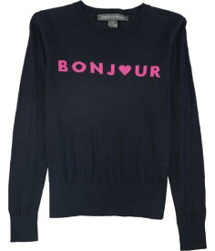 フレンチコネクション French Connection Womens Bonjour Knit Sweater Blue X-Small レディース