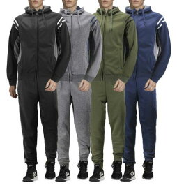 AB Men's Hooded Working Out Running Gym Fitness Casual Jogging Tracksuit 2 Pcs Set メンズ