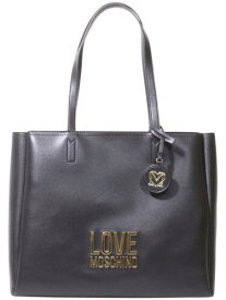モスキーノ Love Moschino Women's Tote Handbag Gold Metal Logo Black JC4100PP1CLJ000A レディース