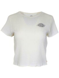 ディッキーズ Dickies Girl Thermal Baby T-Shirt Juniors/Women's Short Sleeve Cropped レディース