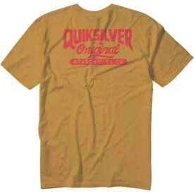 クイックシルバー Quiksilver Original Script MT0 Shirt - Men's Mustard L メンズ