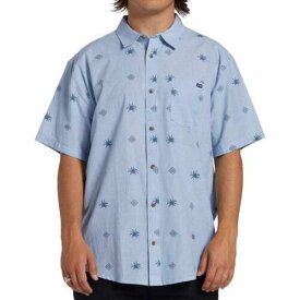 ビラボン Billabong Sundays Mini Short-Sleeve Shirt - Men's Blue Suede L メンズ