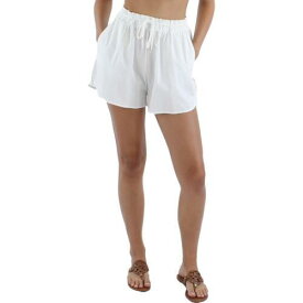 Kendall + Kylie Womens White Comfy Cozy Casual Shorts Loungewear L レディース