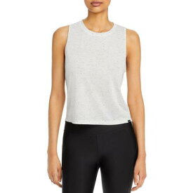 Koral Activewear Womens Neps Gray Muscle Workout Tank Top Athletic L レディース