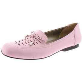 Array Womens Sweet Pea Leather Slip On Perforated Loafers Shoes レディース