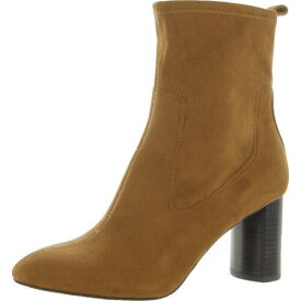 NYDJ Womens Tonesu Suede Block Heel Pointed Toe Mid-Calf Boots Boots レディース