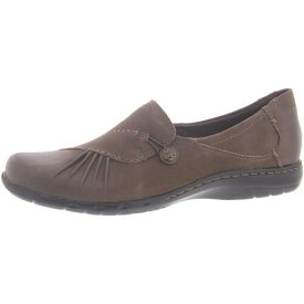ロックポート Rockport Womens Paulette Leather Slip On Flat Loafers Shoes レディース