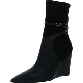 ゲス Guess Womens Acora Black Faux Suede Ankle Boots Shoes 8.5 Medium (B M) レディース