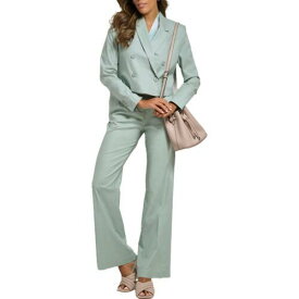 カルバンクライン Calvin Klein Womens Linen Blend Crop One-Button Blazer Jacket レディース