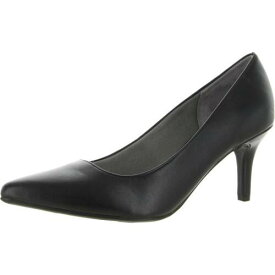 ライフストライド LifeStride Womens Sevyn Black Faux Leather Pumps Shoes 10 Wide (C D W) レディース