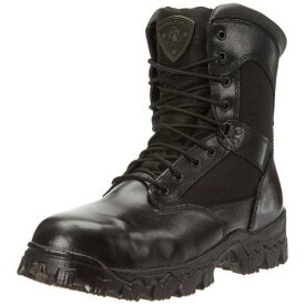 Rocky Mens Alpha Force 8 Leather Slip Resistant Work Boots Shoes メンズ