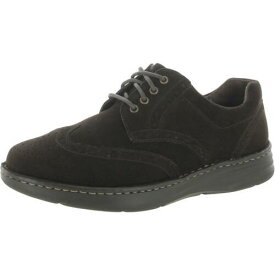 Drew Mens Delaware Suede Lace-Up Flats Oxfords Shoes メンズ