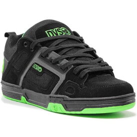 ディーブイエス DVS Men's Comanche Black Charcoal Lime Low Top Sneaker Shoes Clothing Apparel... メンズ