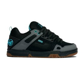 ディーブイエス DVS Men's Comanche Black Turquoise Gum Low Top Sneaker Shoes Clothing Apparel... メンズ