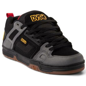 ディーブイエス DVS Men's Comanche Black Charc Gum Nubuck Low Top Sneaker Shoes Clothing Appa... メンズ
