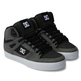 ディーシー DC Shoes Men's Pure Cupsole Black Denim Hi Top Sneaker Shoes Clothing Apparel... メンズ
