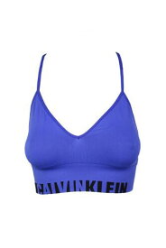 カルバンクライン Calvin Klein Blue Logo Long Line Bralette M レディース
