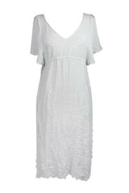 Oneill オニール O'Neill Mint Split-Sleeve Embroidered Tunic Cover-Up M レディース