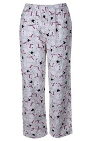 CharterClub Charter Club Grey Snowman Print Pajama Pants XS レディース