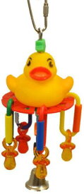 A&E Cage Company AE Cage Company Happy Beaks Lucky Rubber Ducky Bird toy 1 count