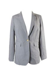 カルバンクライン Calvin Klein Grey 1 Button Long Lux Jacket 10P レディース
