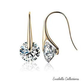 Vista Shops BOUTIQUE DIAMONDS - Charming Swarovski Drop Earrings ユニセックス