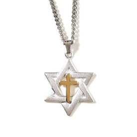 Dicksons Inc Silver Plated Star Of David Necklace ユニセックス