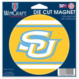 ウィンクラフト WinCraft Southern University Jaguars 5'' x 5'' Die Cut Indoor/Outdoor Car Magnet ユニセックス