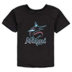 Outerstuff アウタースタッフ Infant Black Miami Marlins Primary Team Logo T-Shirt ユニセックス