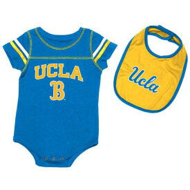 コロセウム Newborn & Infant Colosseum Blue UCLA Bruins Chocolate Bodysuit & Bib Set ユニセックス