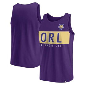 ファナティクス ブランド Men's Fanatics Branded Purple Orlando City SC Run Angle Tank Top メンズ