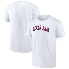 ファナティクス ブランド Men's Fanatics Branded White Texas A&M Aggies Arch College T-Shirt メンズ