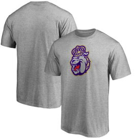 ファナティクス ブランド Men's Fanatics Branded Ash James Madison Dukes Primary Team Logo T-Shirt メンズ