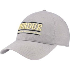 ザ ゲーム Men's The Game Gray Purdue Boilermakers Classic Bar Adjustable Hat メンズ