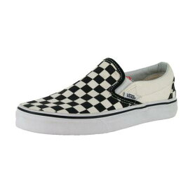 バンズ Vans Checkerboard Slip-On Sneakers (Black/Off-White) Skateboarding Vulc Shoes メンズ