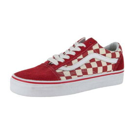 バンズ Vans Primary Check Old Skool Sneakers (Racing Red/WH) Skate Checkerboard Shoes メンズ