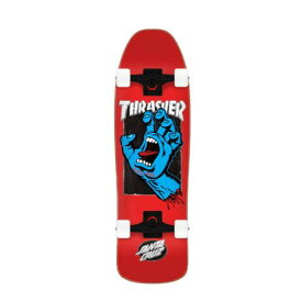 サンタ クルーズ Santa Cruz x Thrasher Screaming Hand Shaped Cruzer (Red) Complete Skateboard ユニセックス